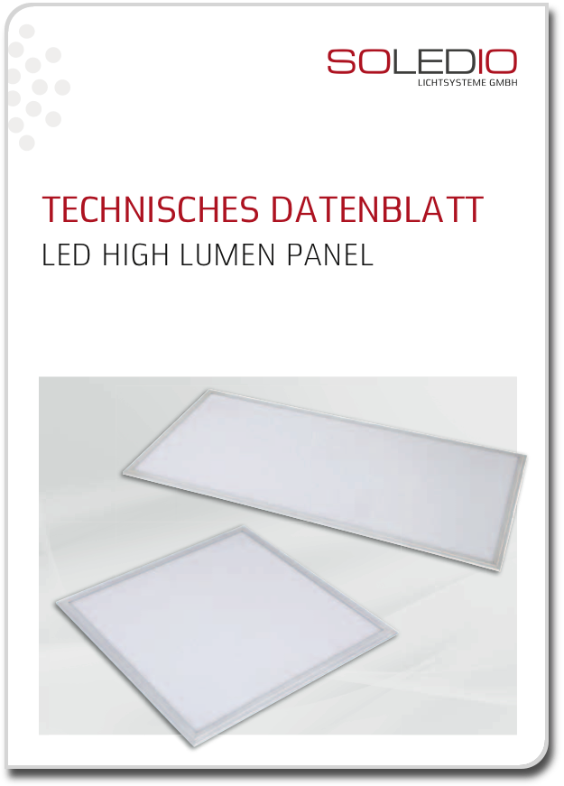 LED High Lumen Panel
